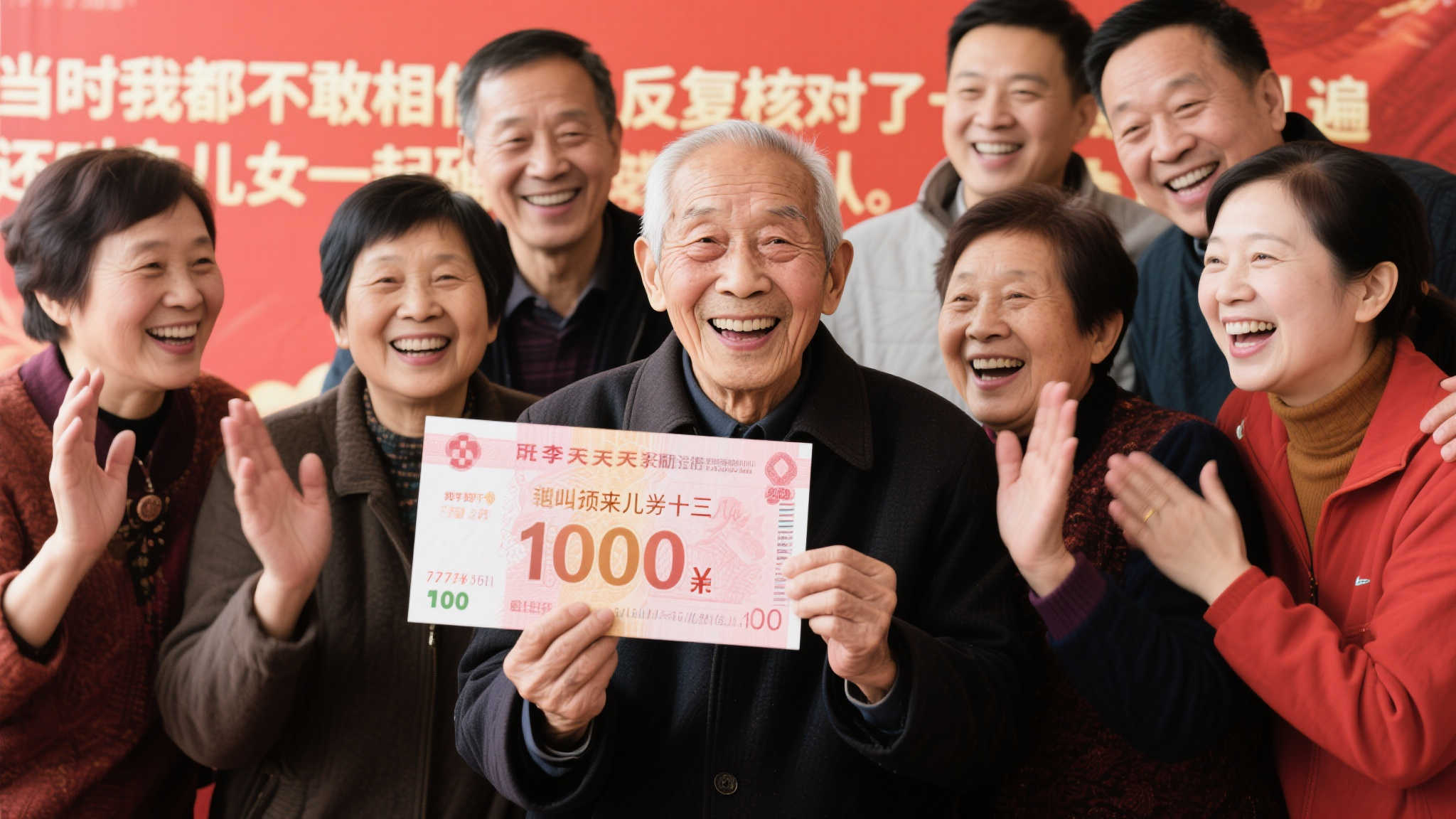 七旬老者坚持购彩20载终获1025万福彩大奖,助力晚年幸福生活 七旬老者坚持购彩20载终获1025万福彩大奖,助力晚年幸福生活