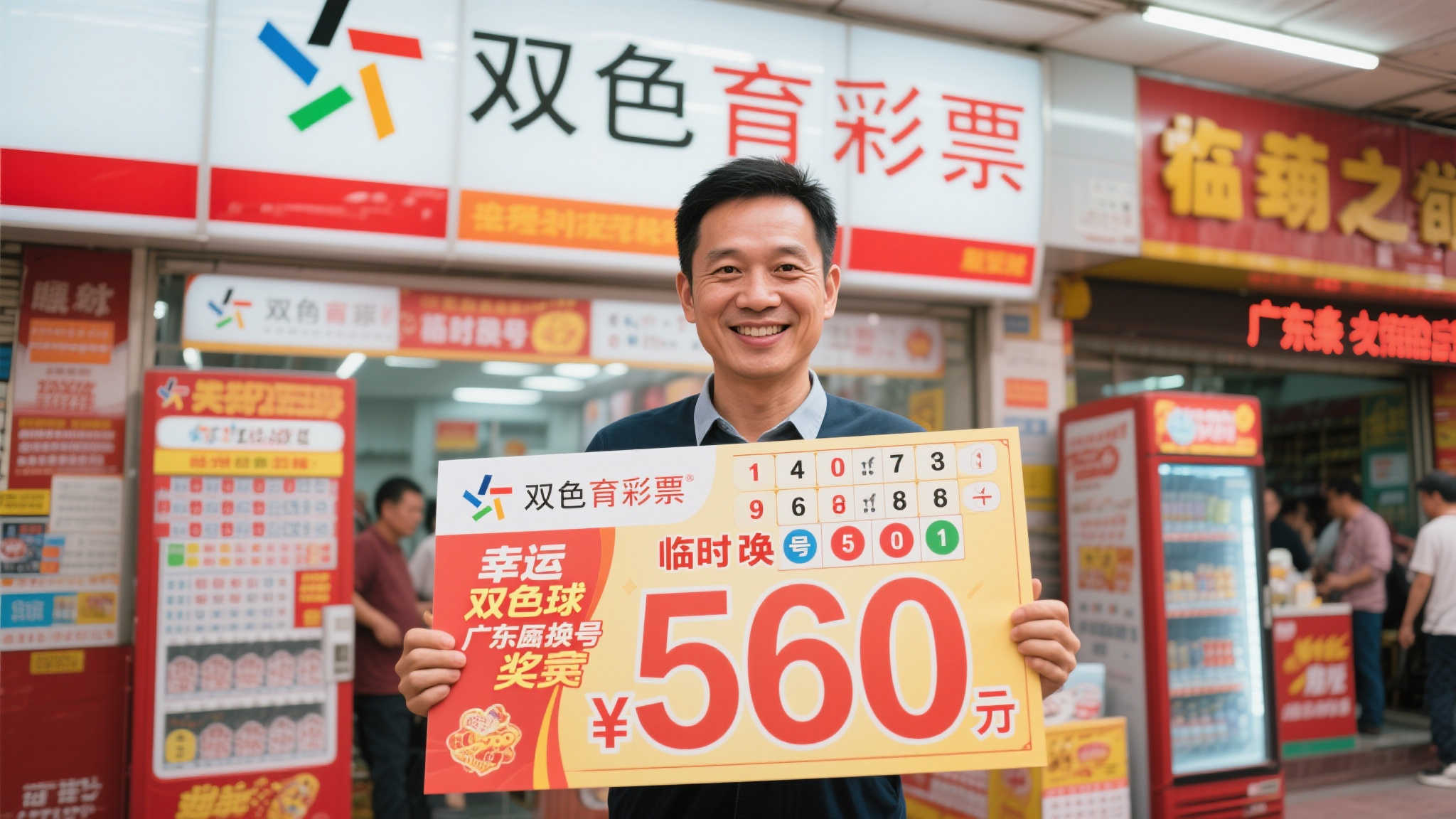 男子临时换号喜中双色球560万 计划重庆购房安家