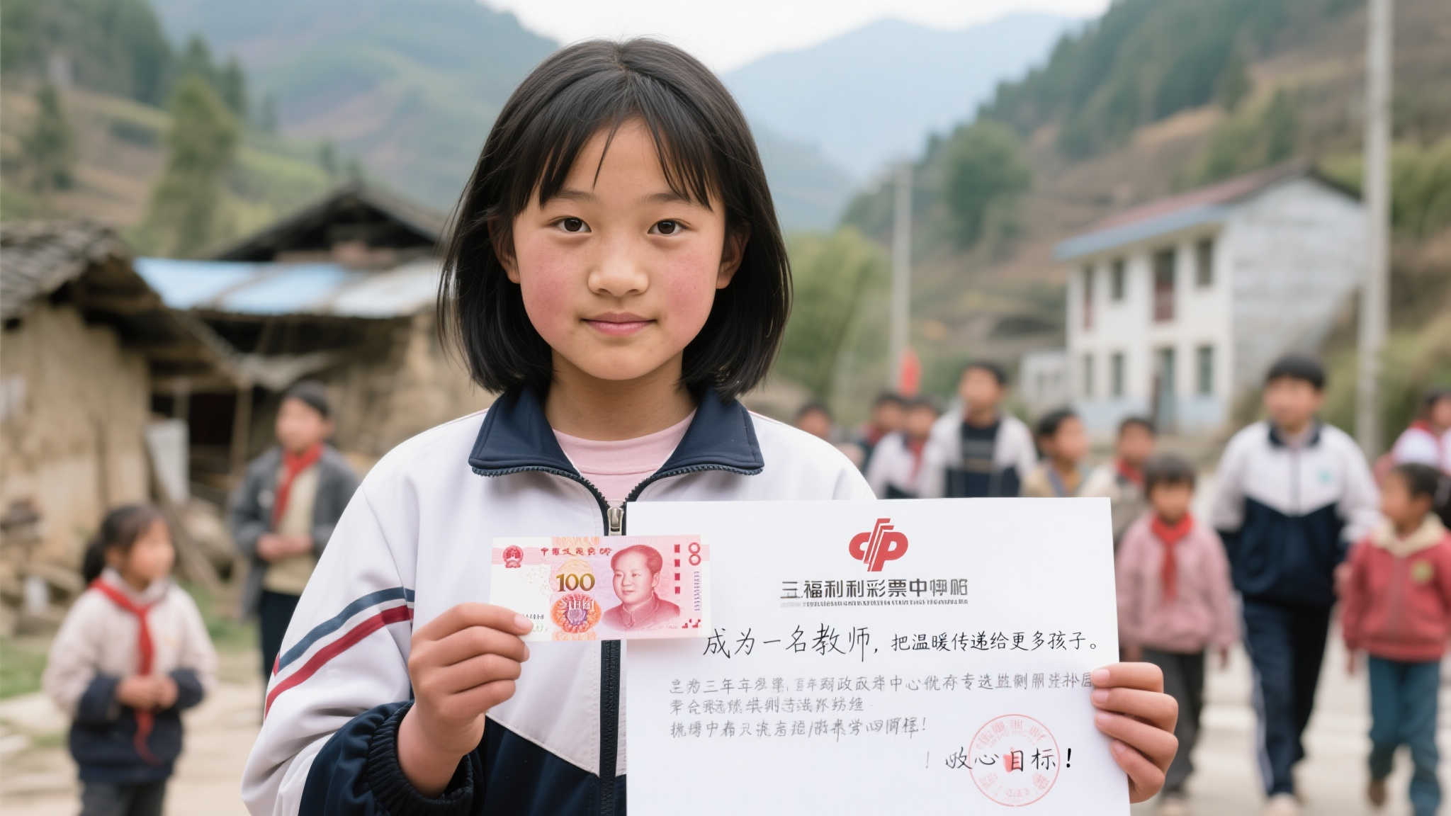 努力造就幸运：福彩公益金助学圆梦