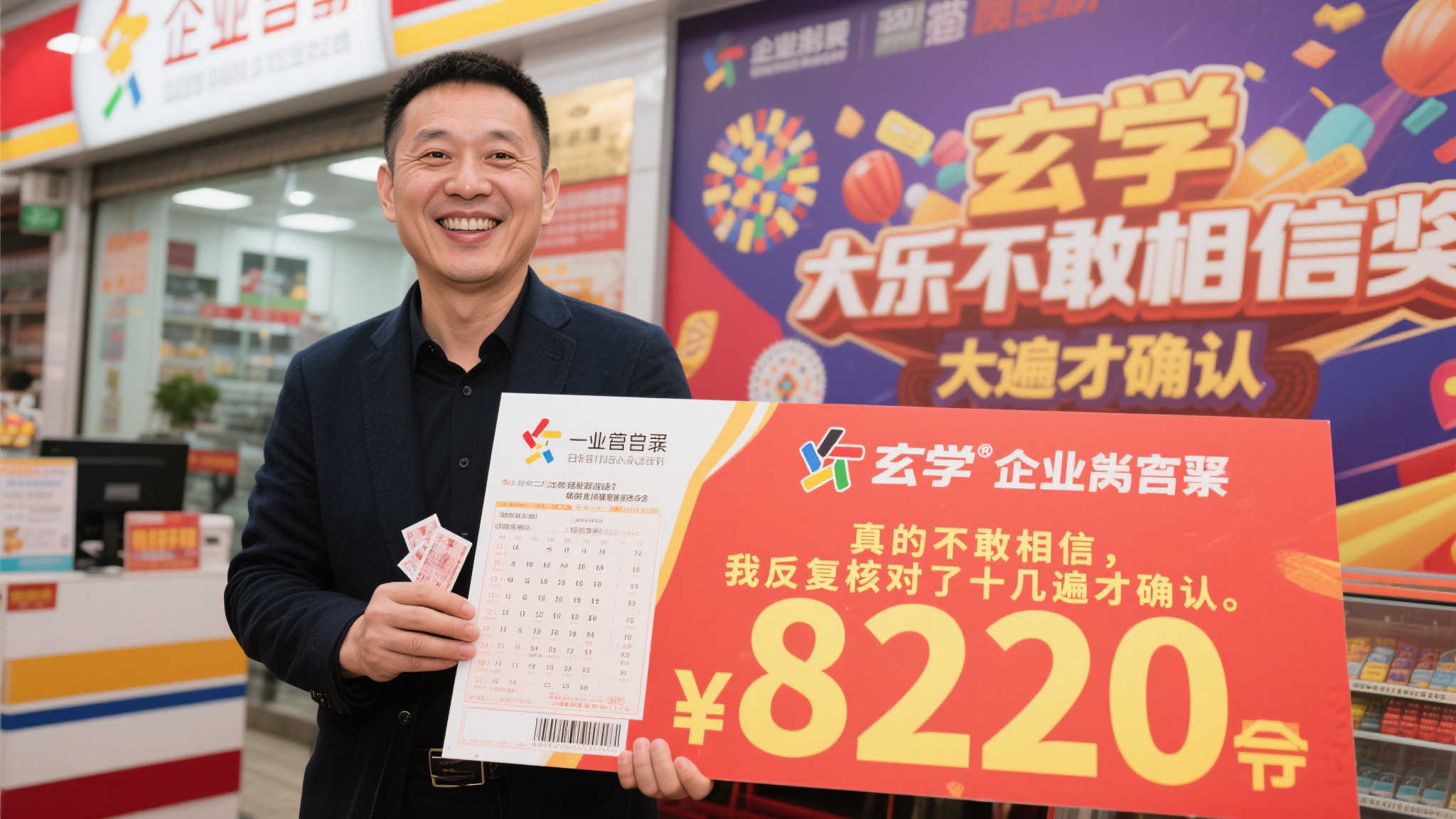 企业老板意外揽获大乐透822万：中个小奖也满足