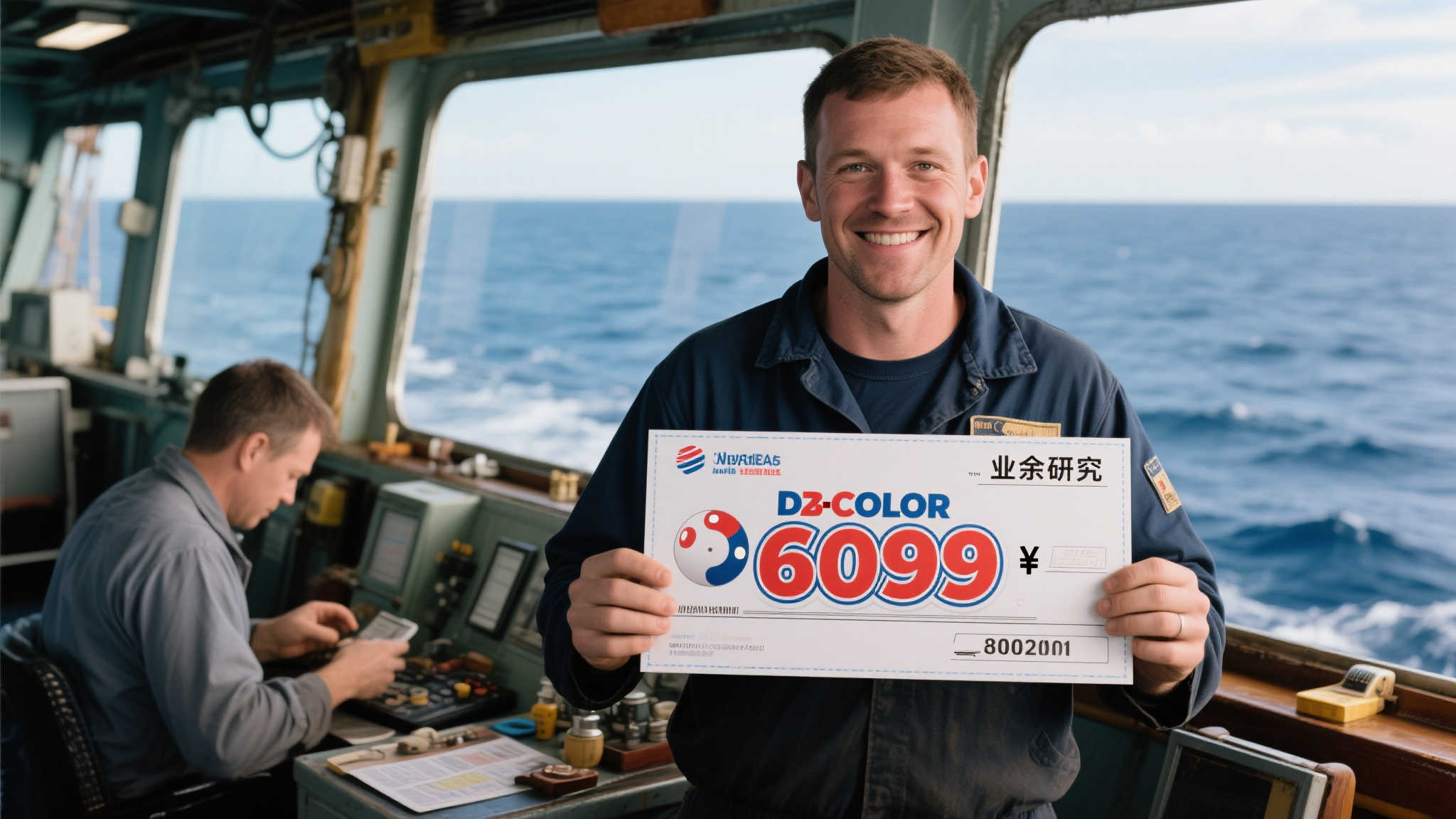 海员闲暇研究号码，意外中得双色球609万大奖