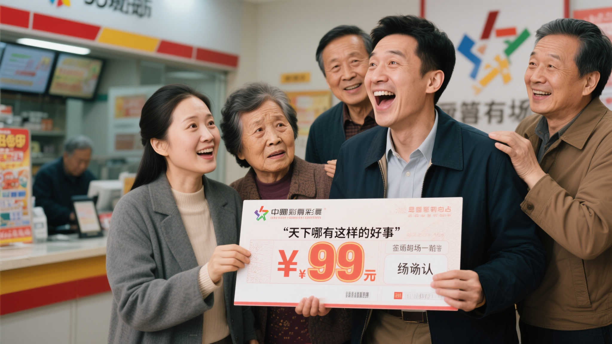 男子10元机选喜中大乐透千万巨奖 家人怀疑真实性