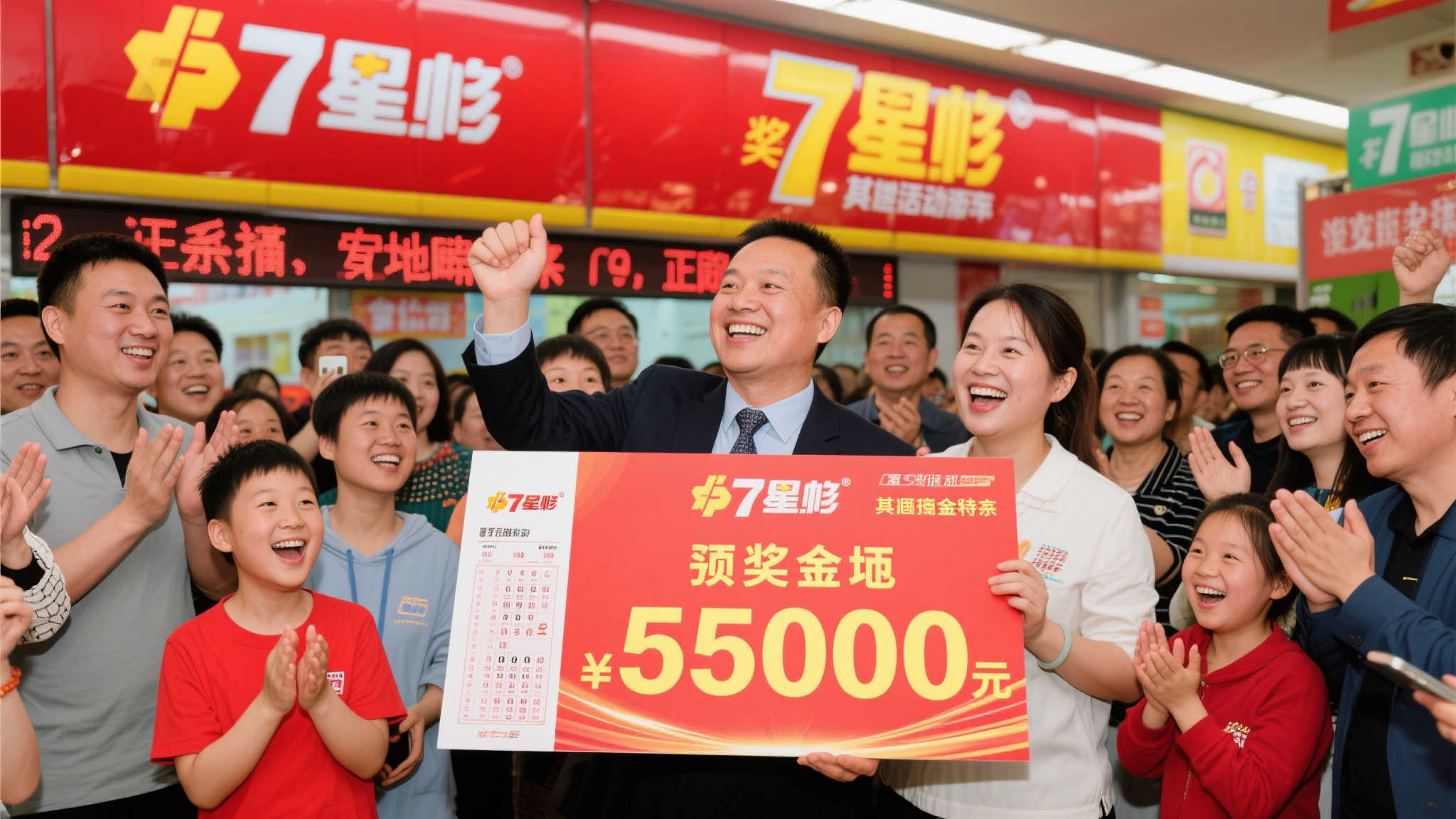 惊喜 ‖ 重庆南岸区彩民豪揽7星彩500万大奖！