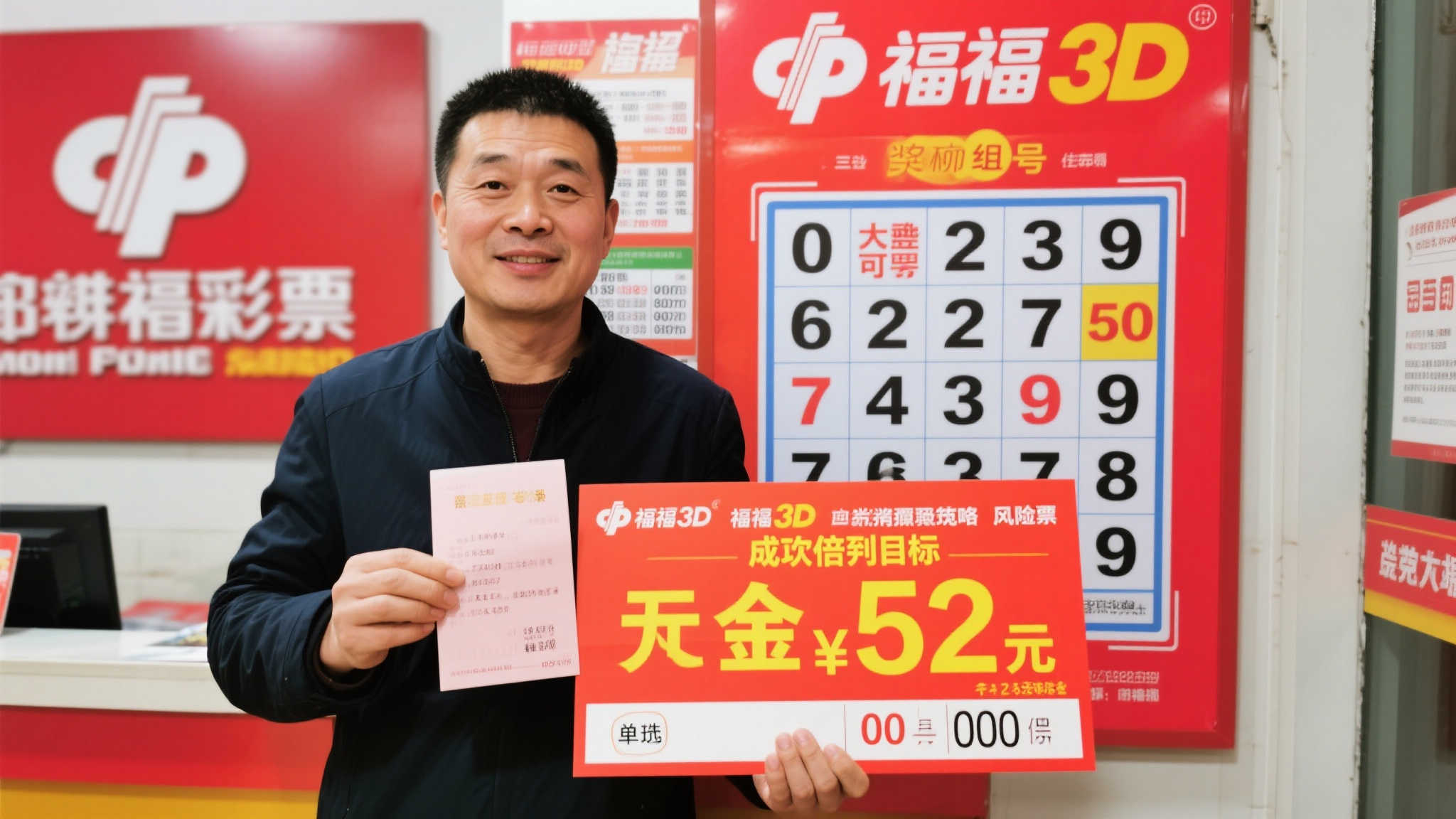 男子50倍投注福彩3D狂揽5.2万奖金 曾一举拿下10万大奖
