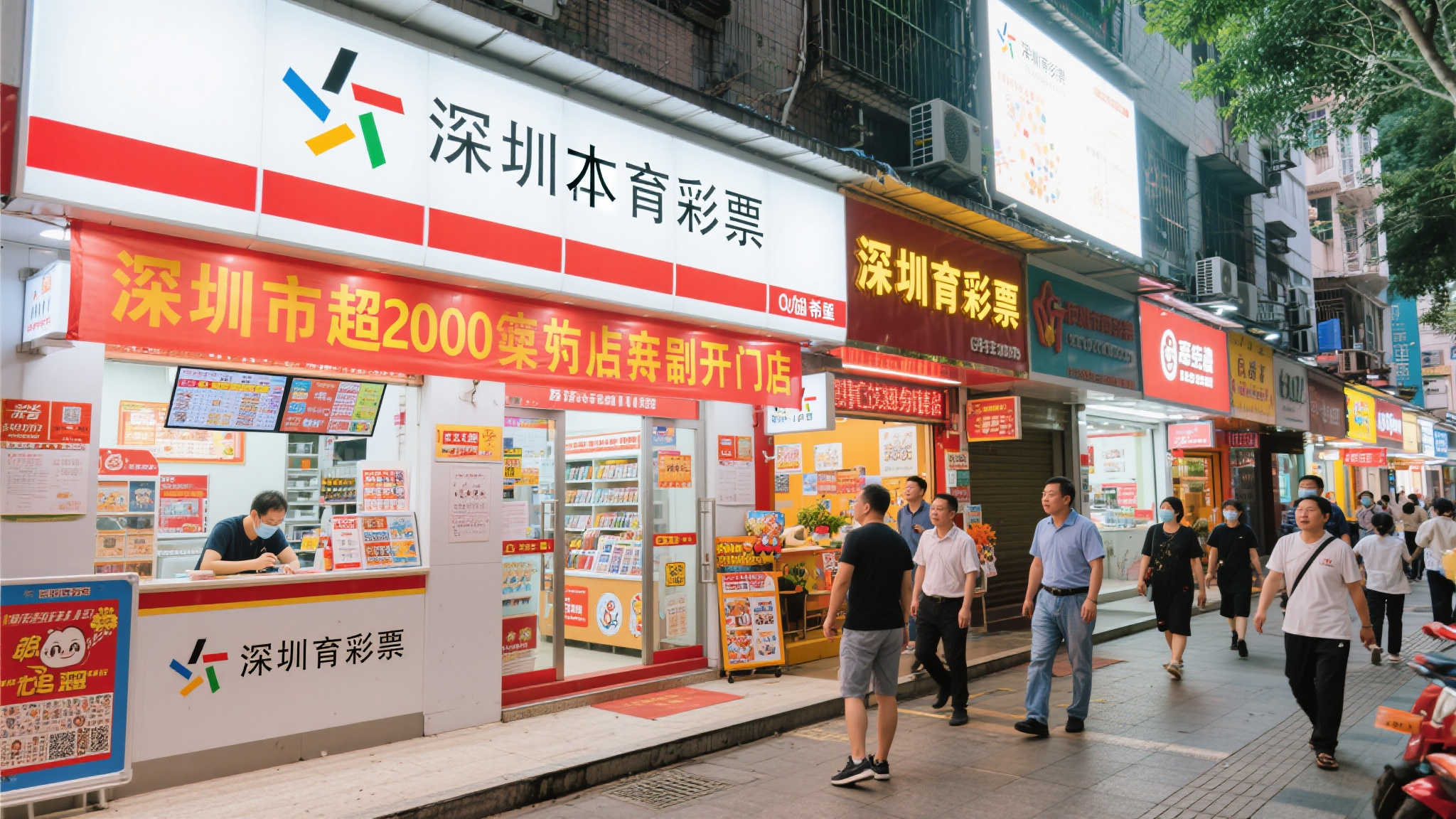 鹏城体彩焕新颜 千店迎春开门红