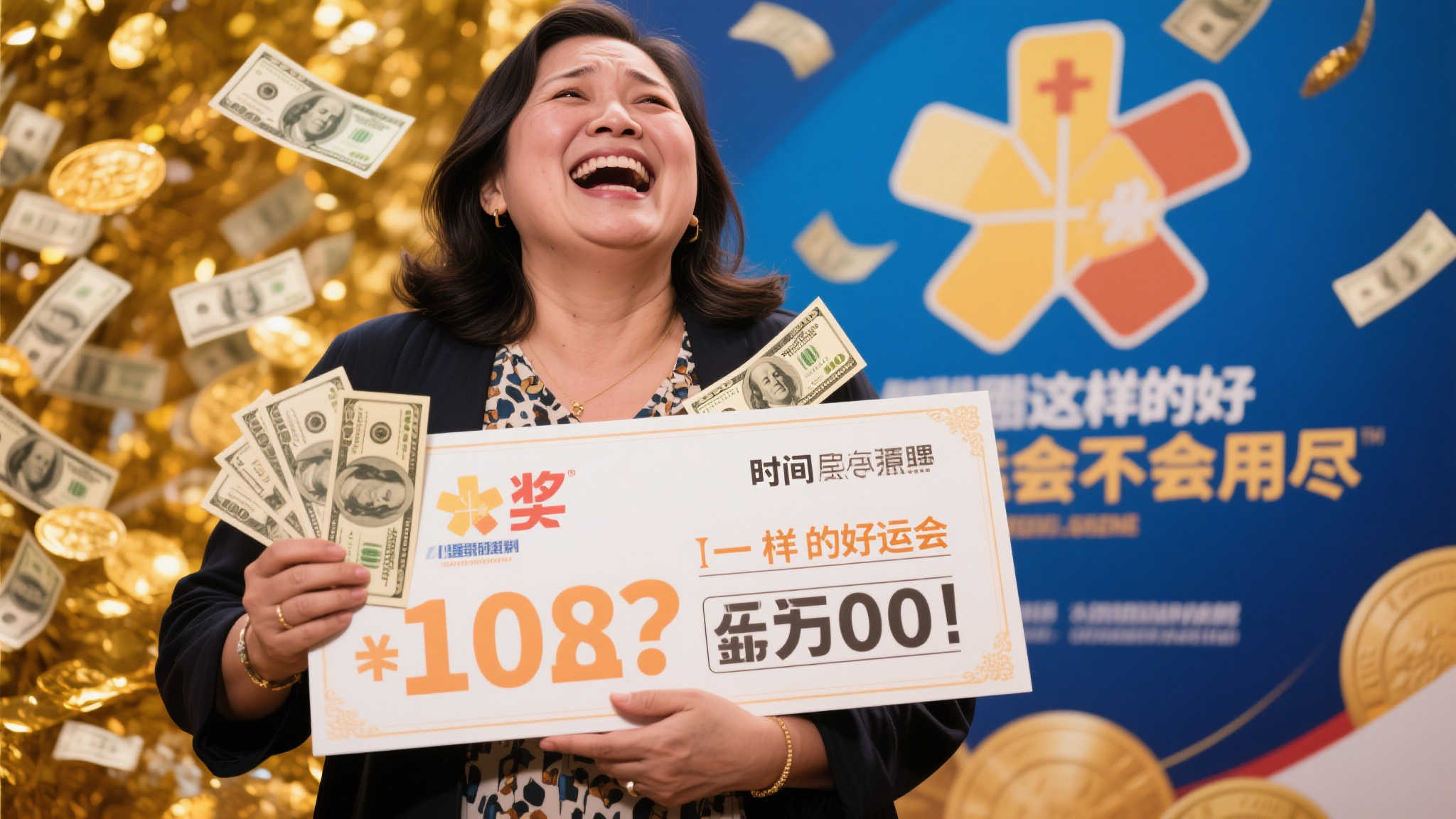 女彩民一年两中大奖获555万：足以炫耀一生！