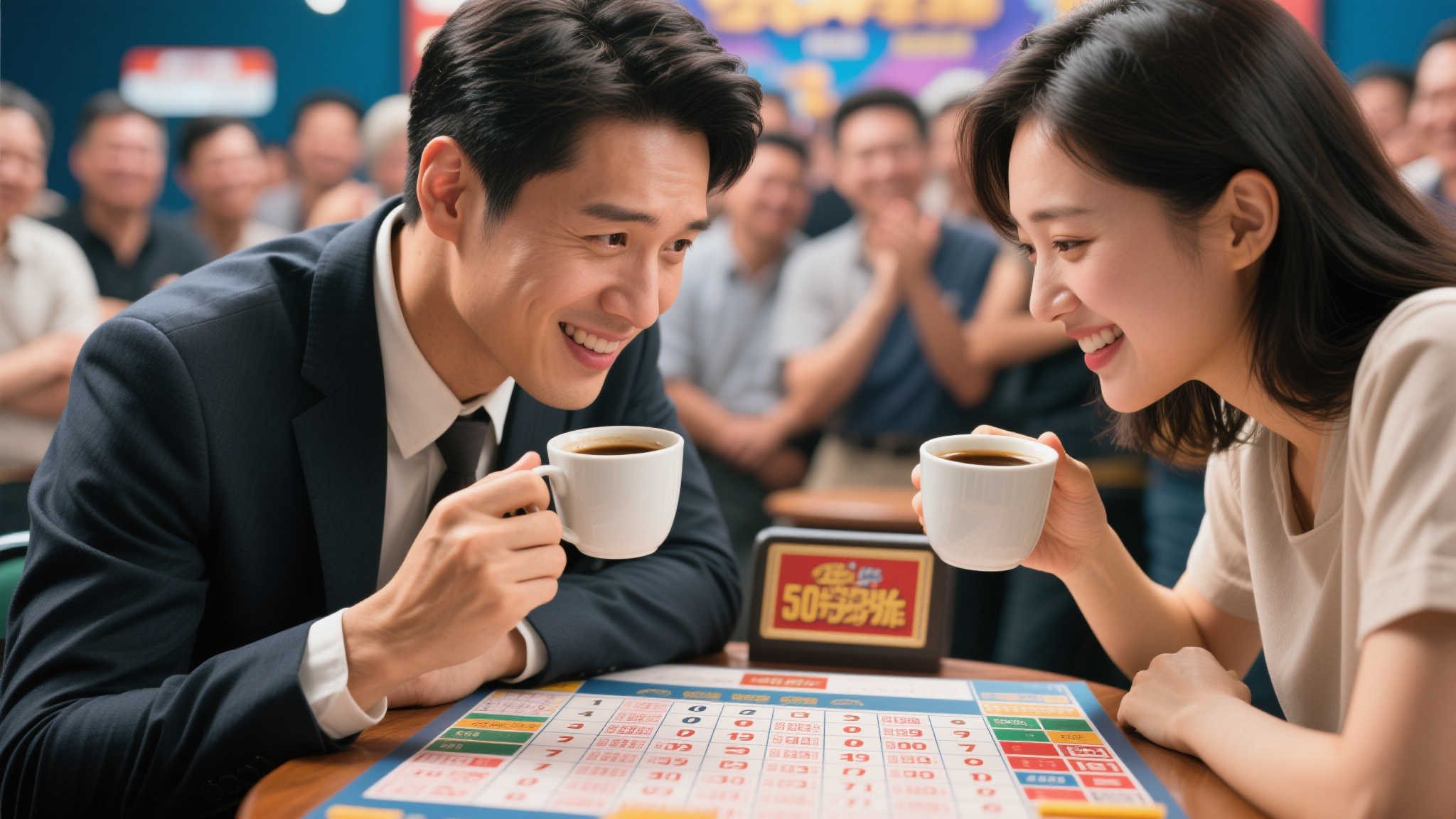 90后夫妻心有灵犀，联手选号中大奖