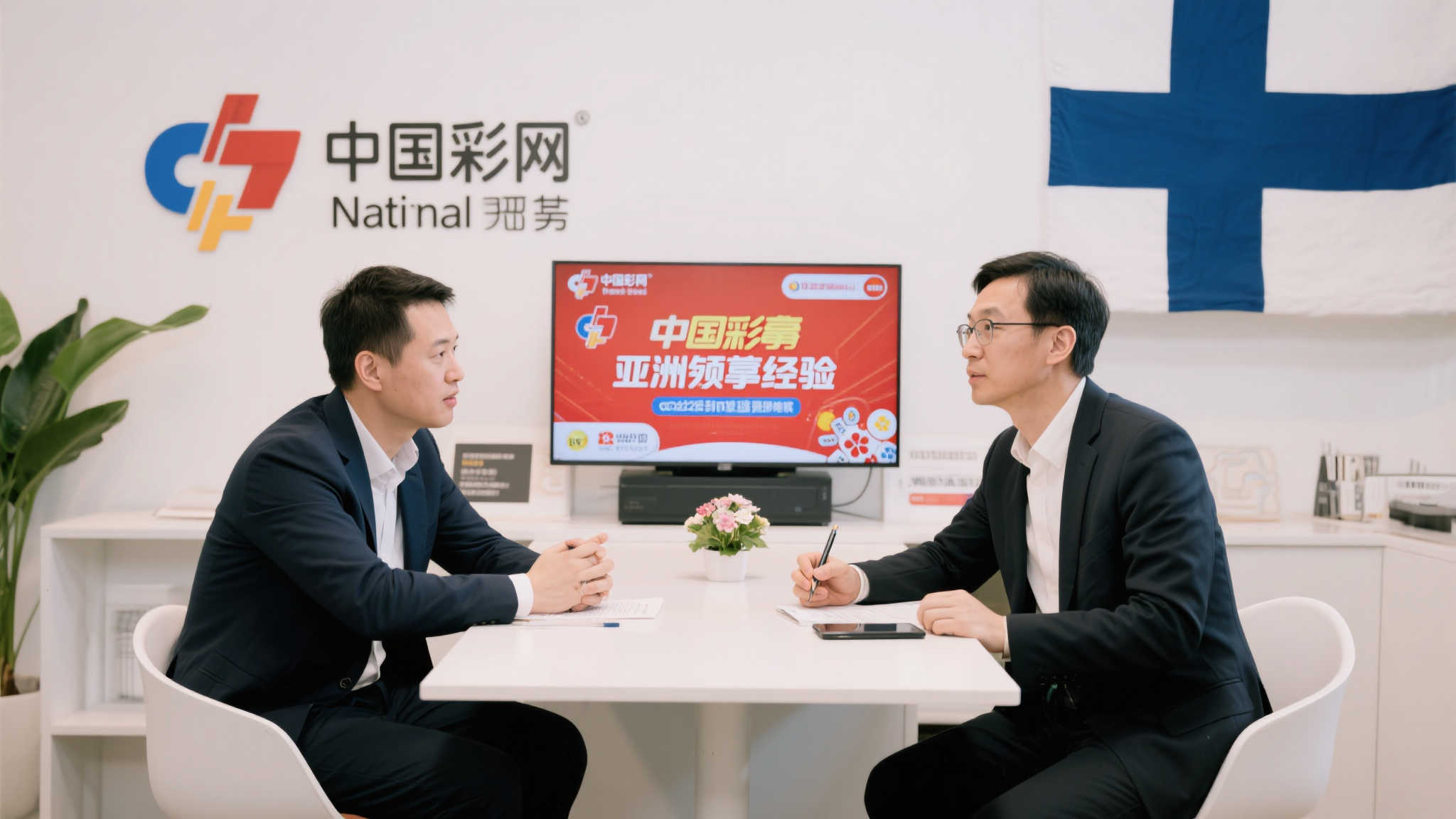 芬兰国家彩票高层代表访问中国福彩中心展开交流