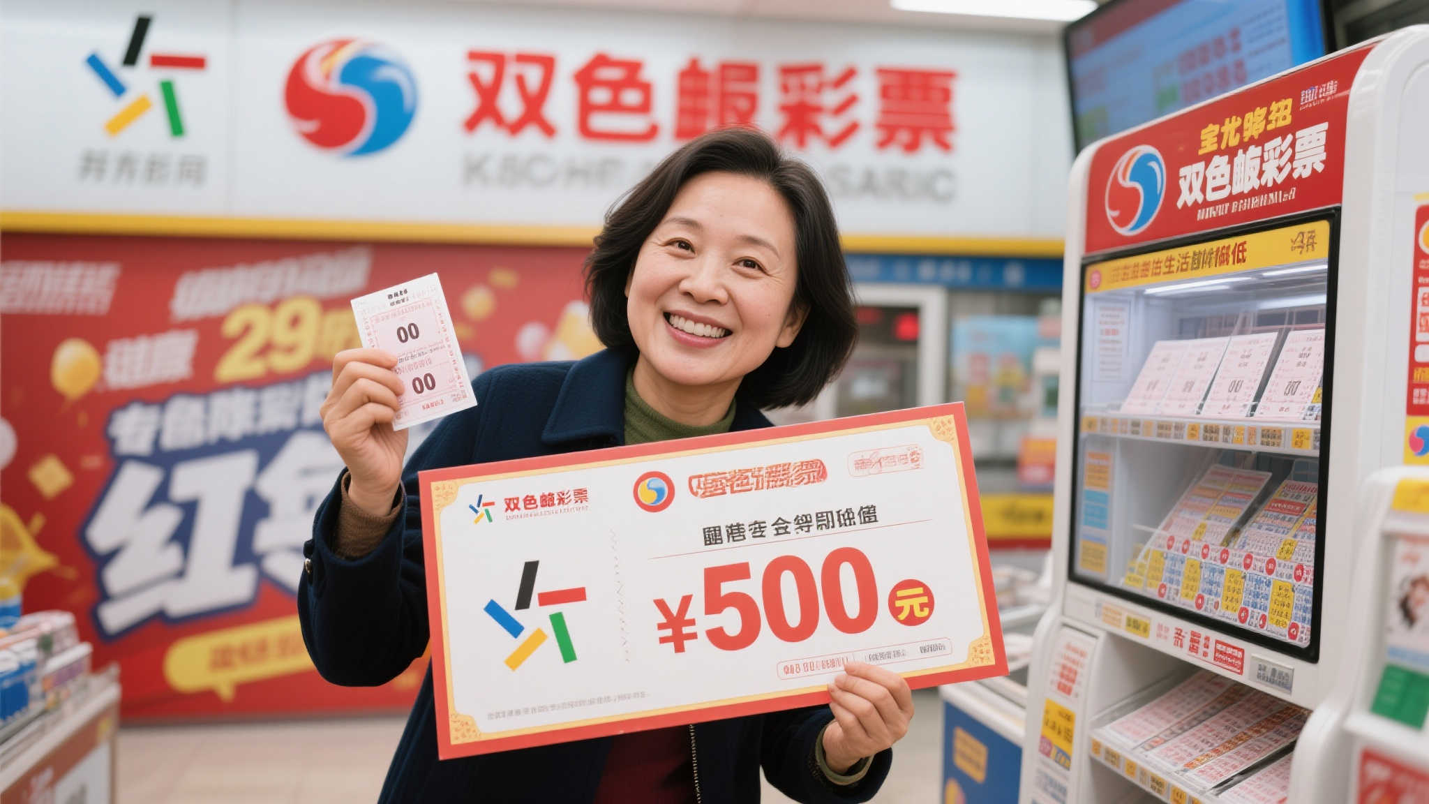 女子偶尔买彩票喜中双色球992万，得知中奖激动尖叫