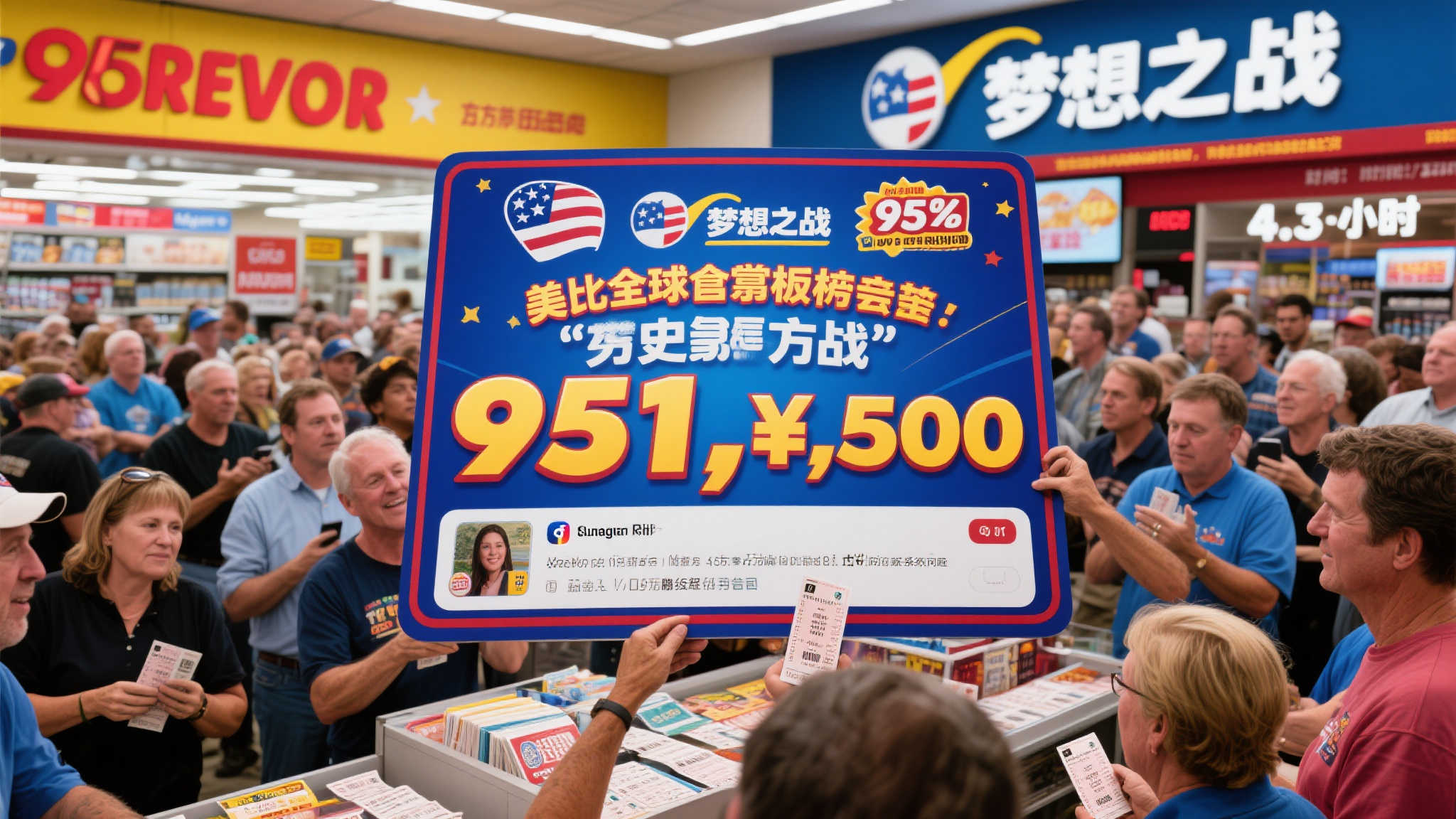 美国彩票惊现95亿巨奖 开奖时间意外延迟3.5小时 美国彩票惊现95亿巨奖 开奖时间意外延迟3.5小时